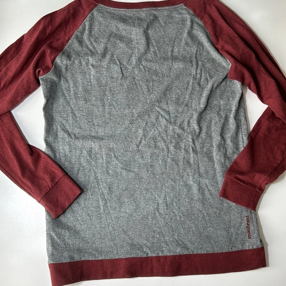 Patagonia Responsibili-tee Wilderness Defender Long Sleeve Crew Neck Sz XS G - Picture 3 of 4